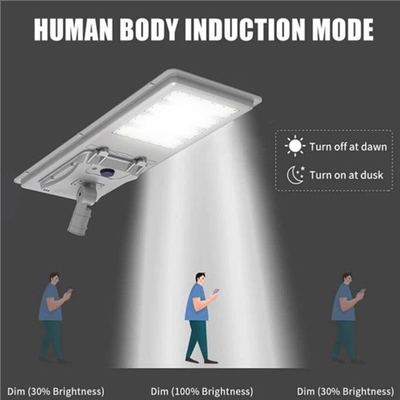 Integrated Solar Powered LED Street Light With 120 Degree Beam Angle 50000 Hours Life Span