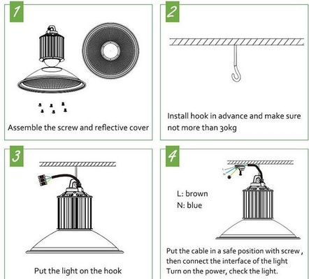 5 Years Warranty Longer Lifespan High Lumen Led High Bay Light For Stadium Workshop