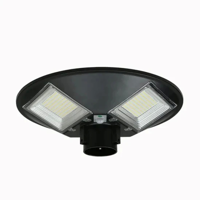 Solar Powered Street Light 300W Solar Light UFO With Remote Rechargeable 9-12M Installation