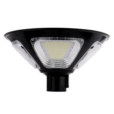 Solar Powered Street Light 300W Solar Light UFO With Remote Rechargeable 9-12M Installation