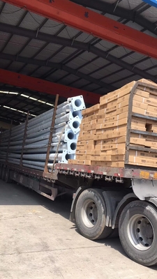 New Style White Outdoor Galvanized Street Light Pole 2.5m 3m 4m 5m 6m Cast Aluminum Street Light Pole