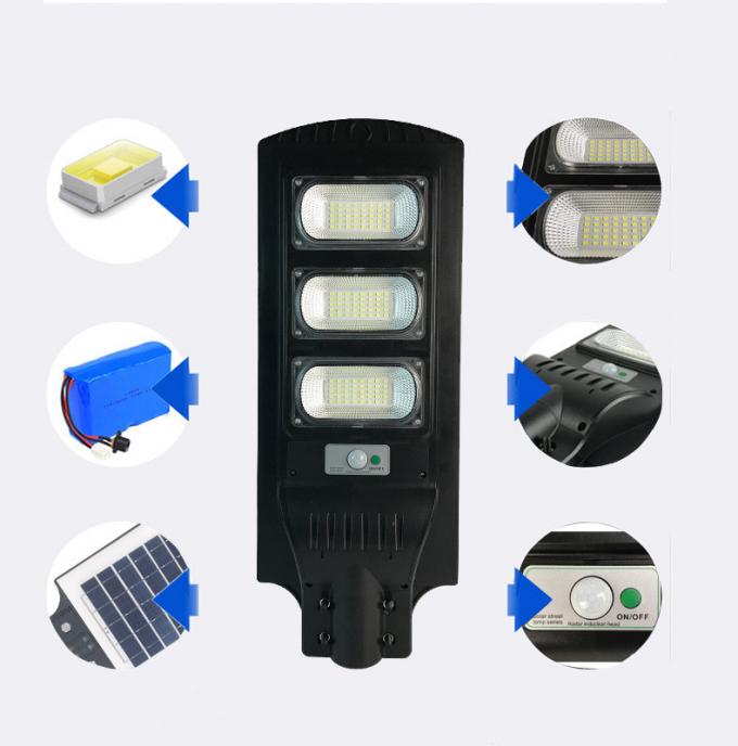 Ip65 외관 60w 120w 180w 240w 300w 통합된 모든 일인 태양광 LED 거리 조명 2